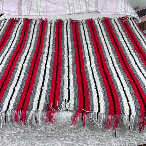 handmade throw blanket Colorful/texture - Picture 2 of 8